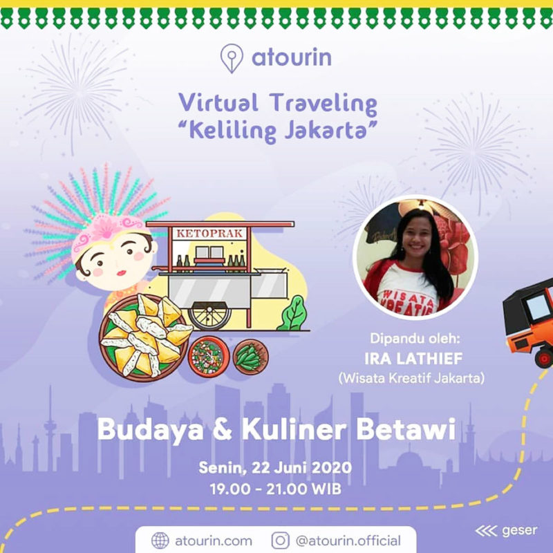 virtual tour kuliner Betawi